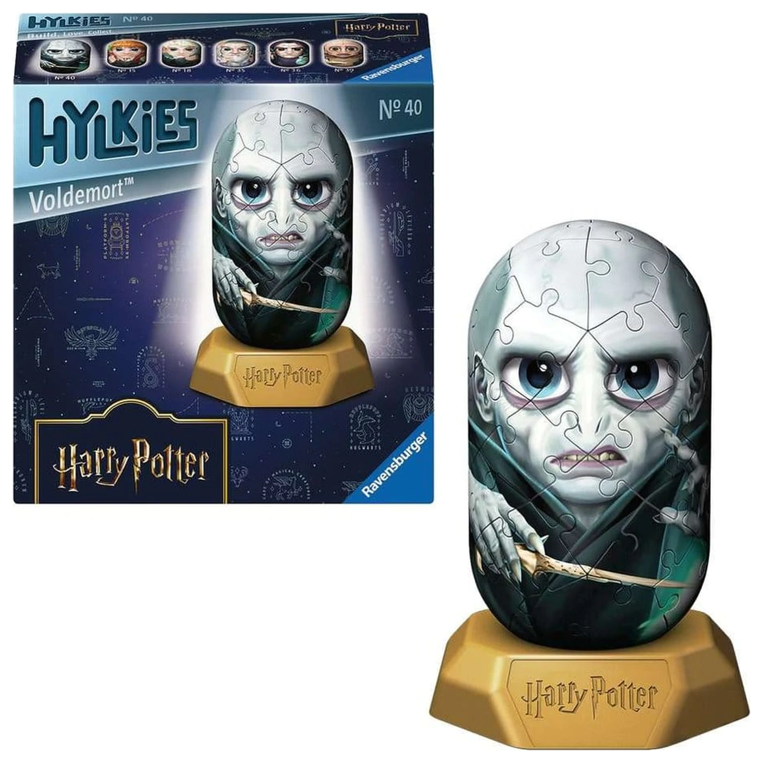 Harry Potter Hylkies 3D Jigsaw Puzzle #40 Voldemort 12 cm product photo