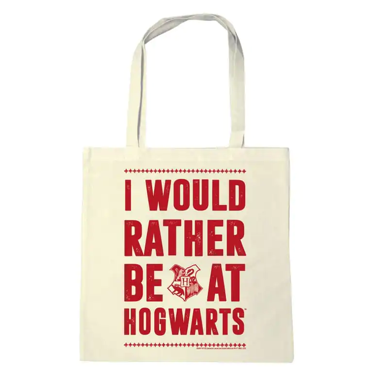 Harry Potter Tote Bag I Would Rather Be At Hogwarts termékfotó