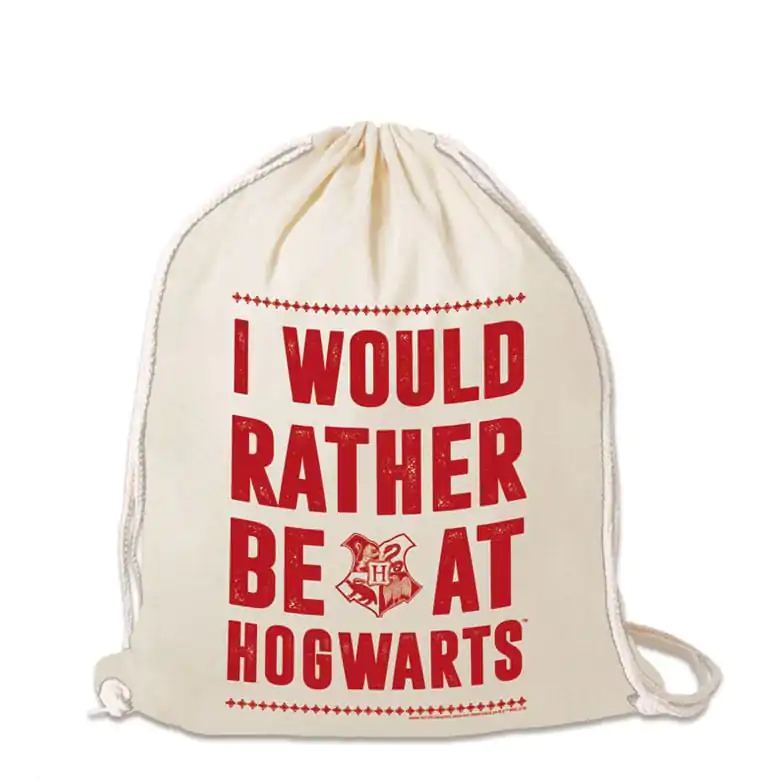 Harry Potter Gym Bag I Would Rather Be At Hogwarts product photo