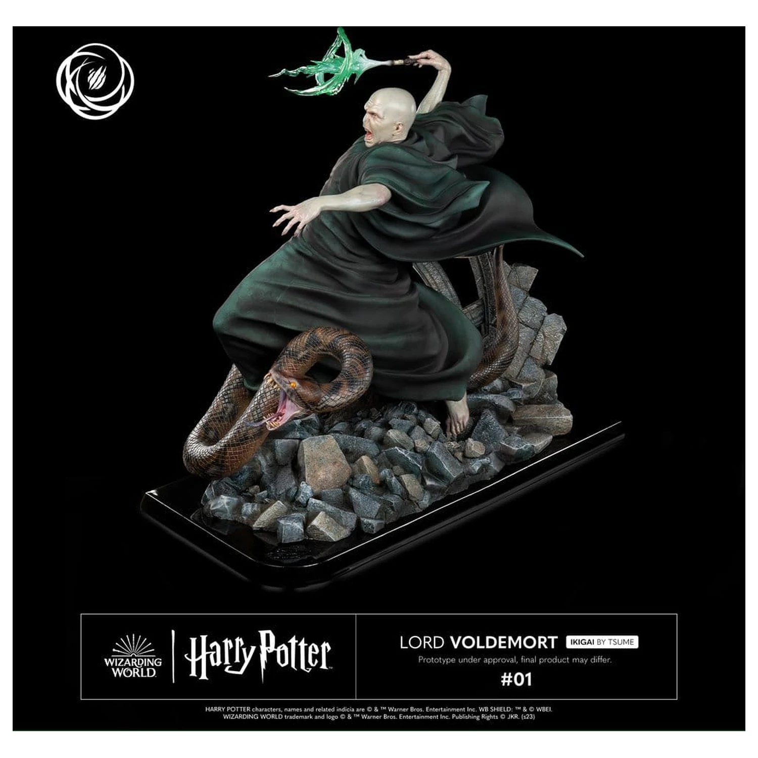 Harry Potter IKIGAI Figure 1/6 Lord Voldemort 32 cm product photo