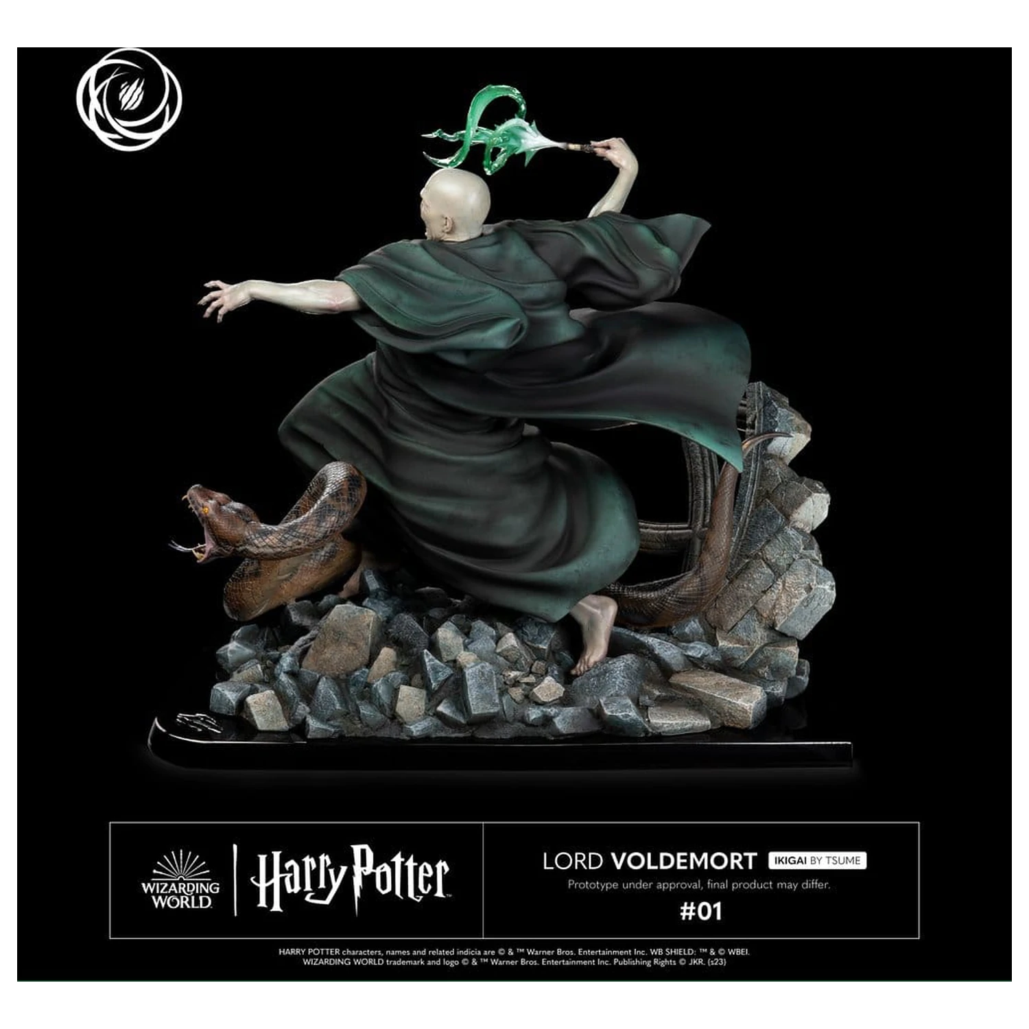 Harry Potter IKIGAI Figure 1/6 Lord Voldemort 32 cm product photo