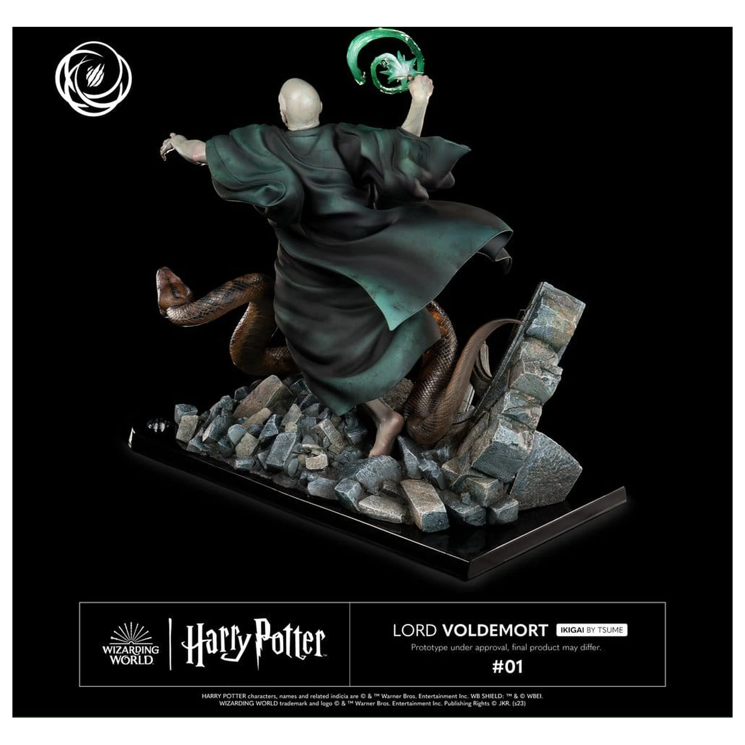 Harry Potter IKIGAI Figure 1/6 Lord Voldemort 32 cm product photo