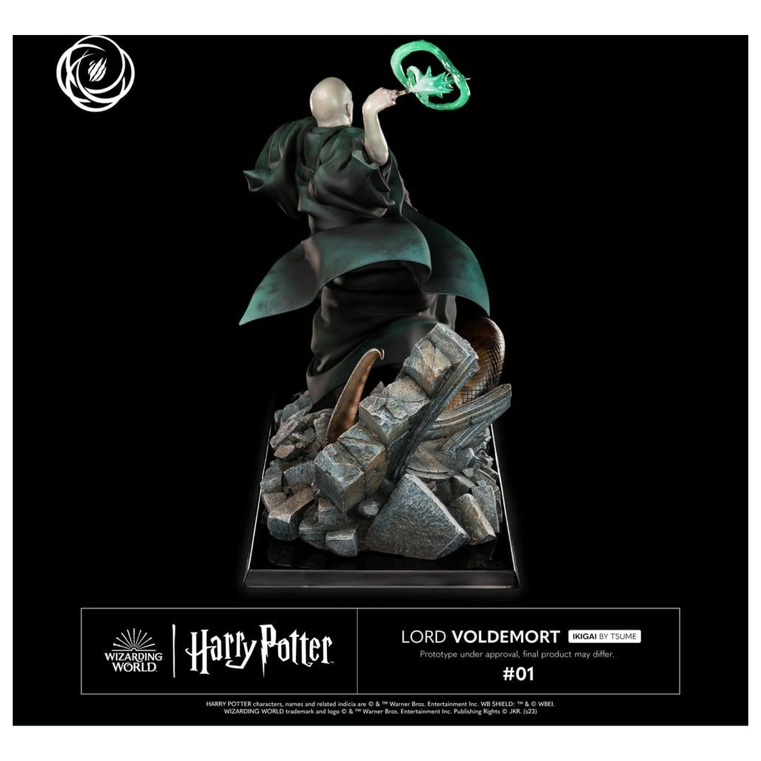 Harry Potter IKIGAI Figure 1/6 Lord Voldemort 32 cm product photo