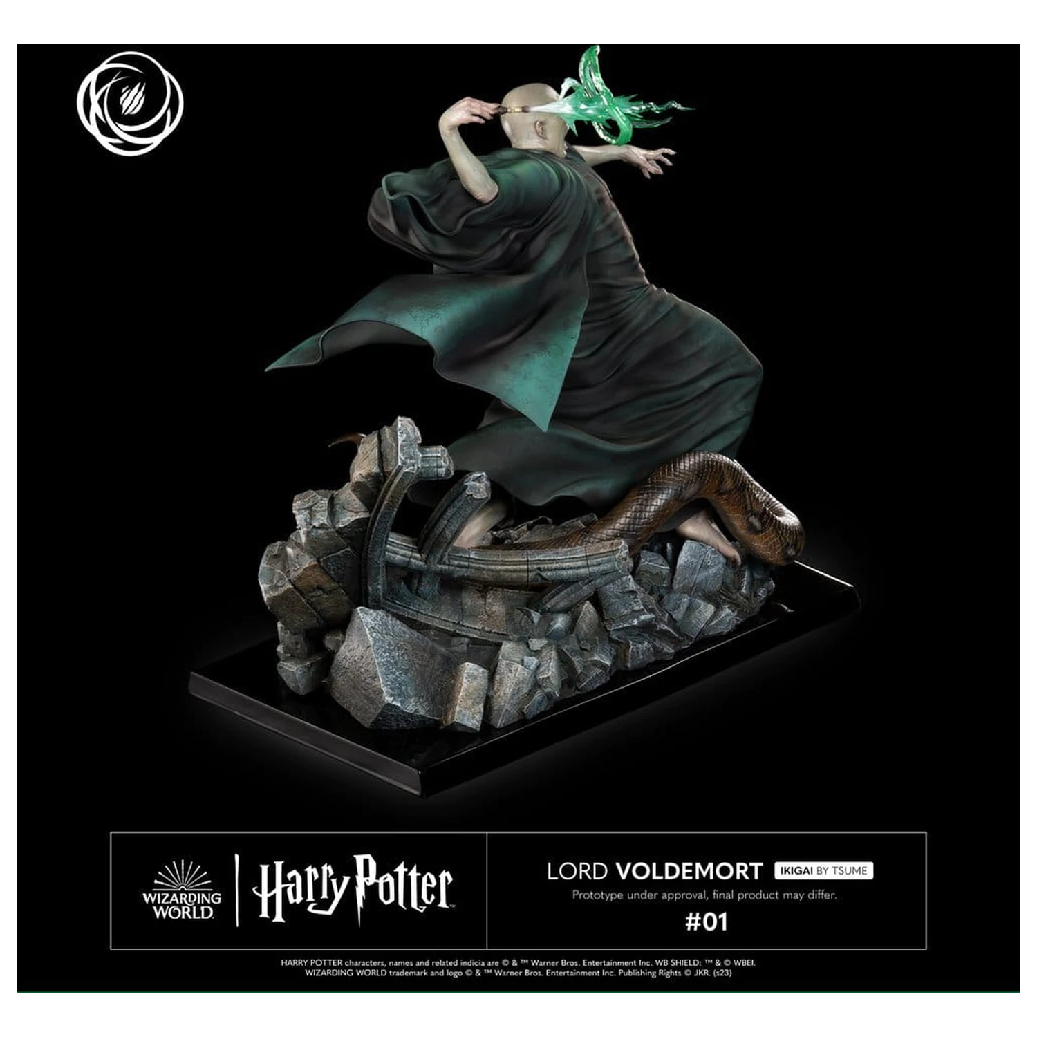Harry Potter IKIGAI Figure 1/6 Lord Voldemort 32 cm product photo