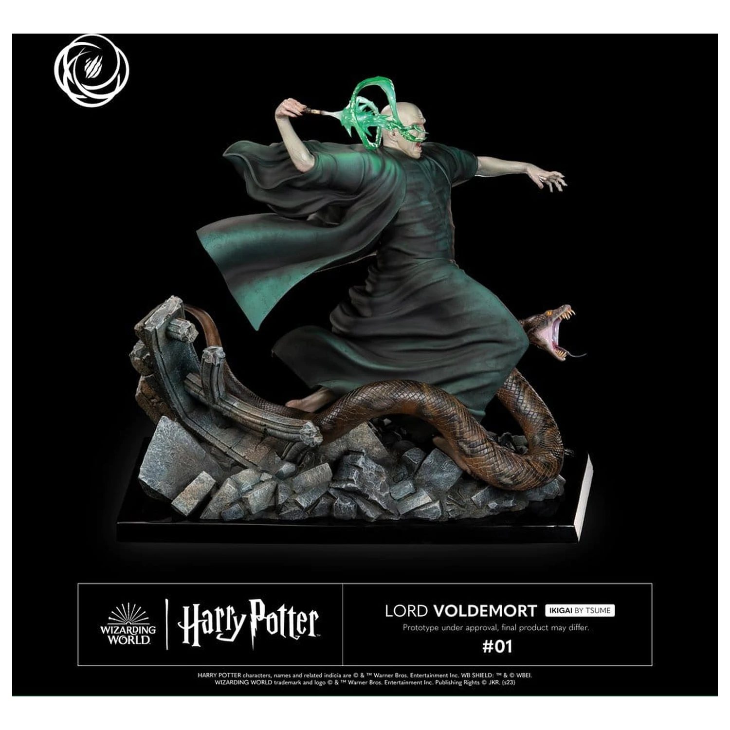 Harry Potter IKIGAI Figure 1/6 Lord Voldemort 32 cm product photo