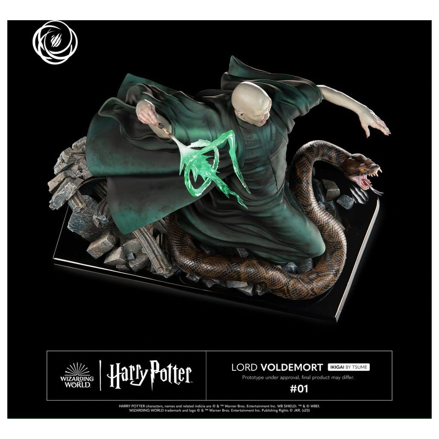 Harry Potter IKIGAI Figure 1/6 Lord Voldemort 32 cm product photo
