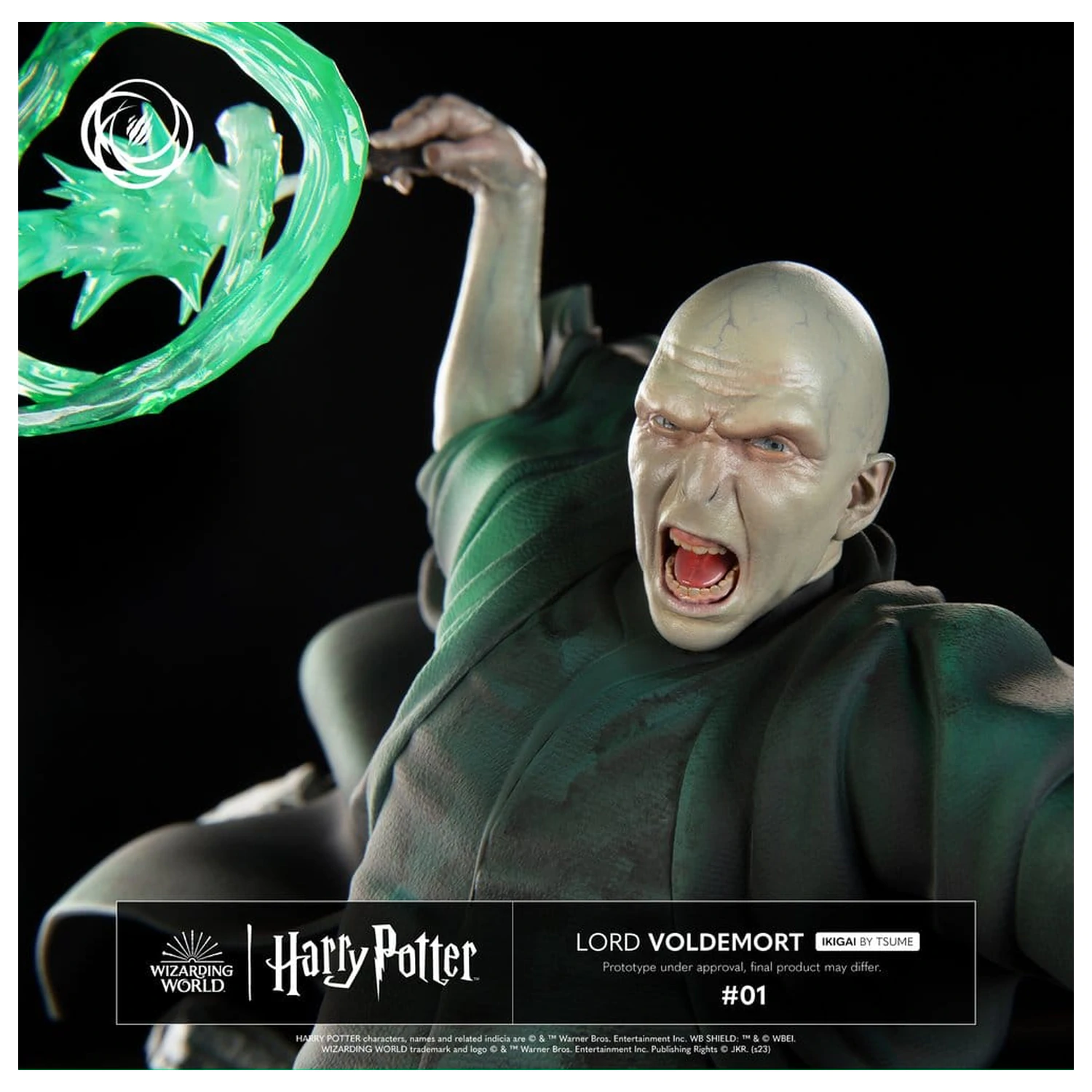 Harry Potter IKIGAI Figure 1/6 Lord Voldemort 32 cm product photo