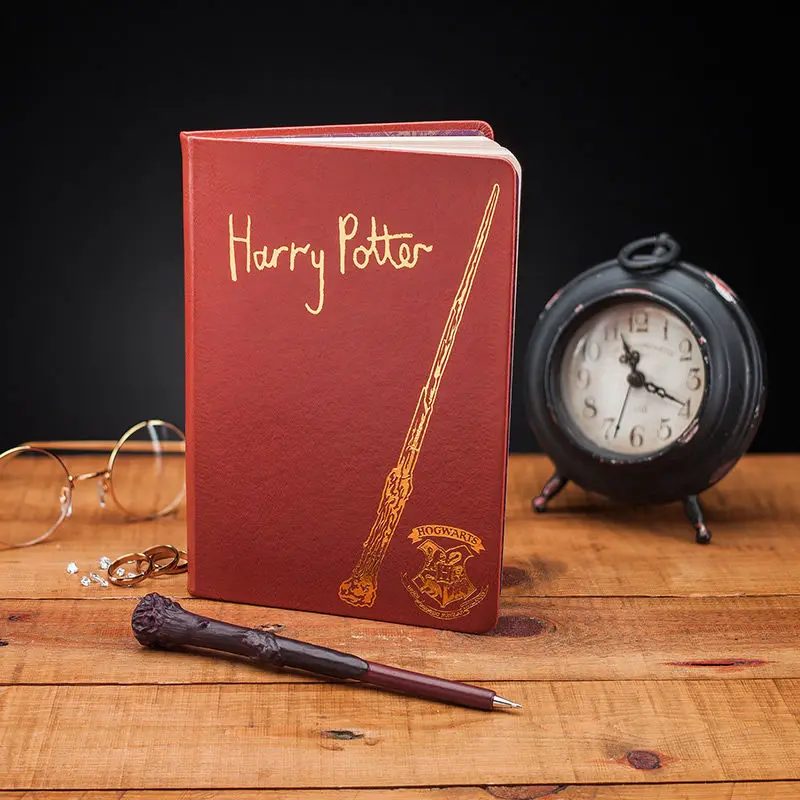 Harry Potter notebook and wand pen product photo