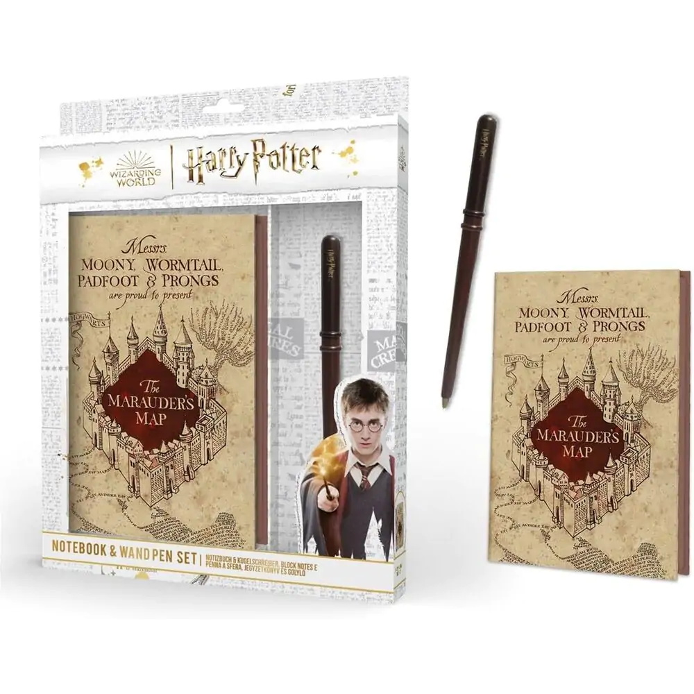 Harry Potter Notebook + wand pen set product photo