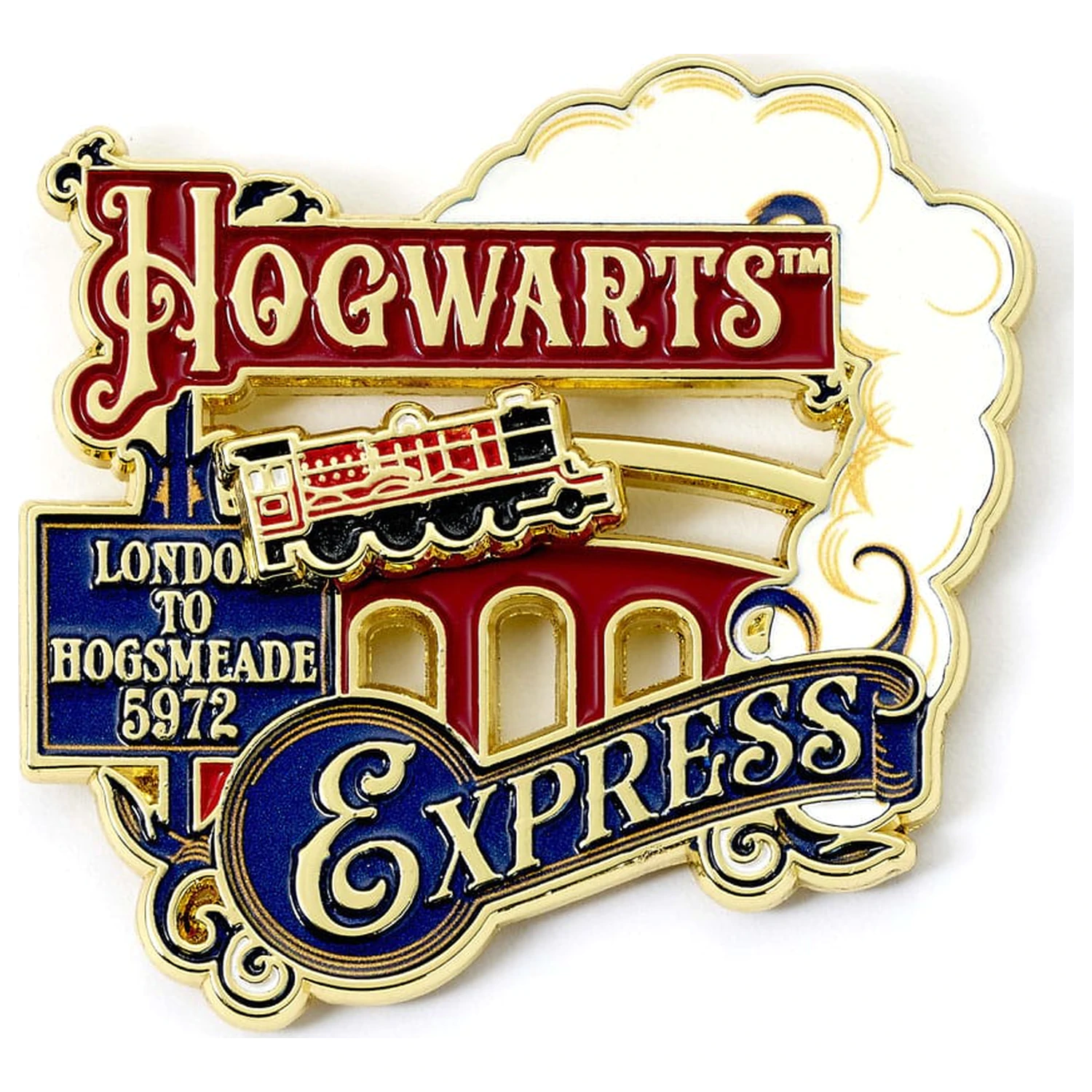 Harry Potter Pin Badge Hogwarts Express (Golden Tone) product photo