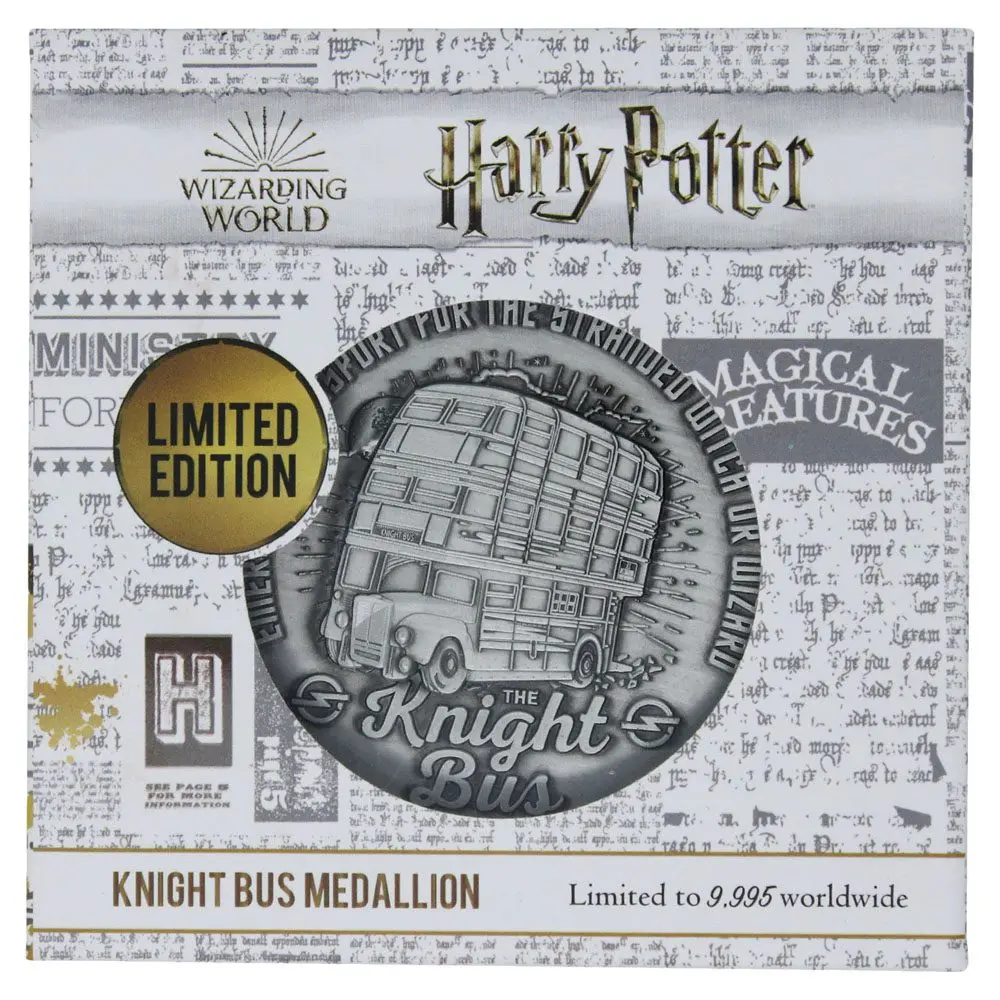 Harry Potter Medallion Knight Bus Limited Edition product photo