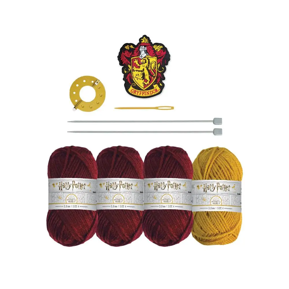 Harry Potter Knitting Kit Beanie Hat Gryffindor termékfotó