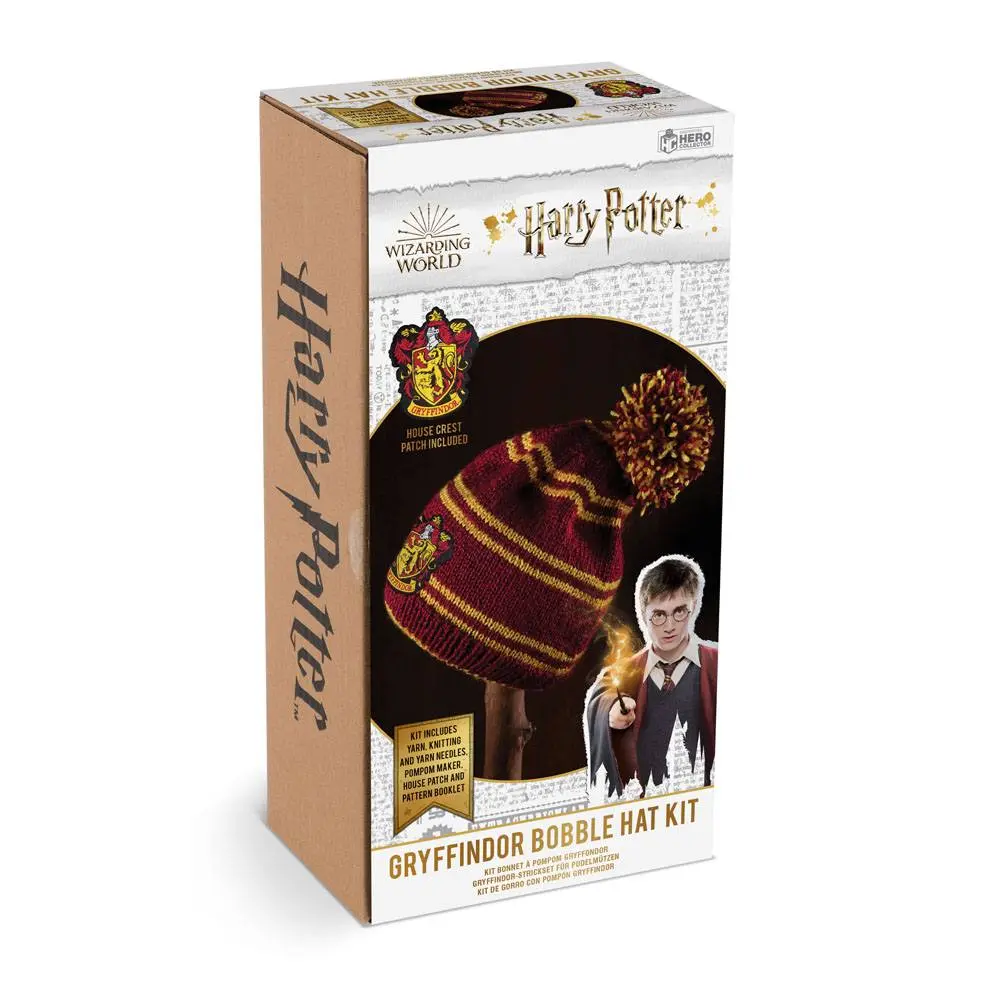 Harry Potter Knitting Kit Beanie Hat Gryffindor termékfotó