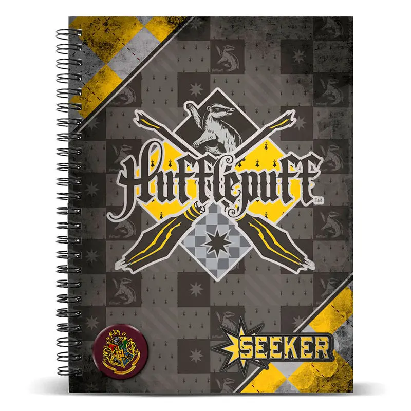 Harry Potter Quidditch Hufflepuff A4 notebook product photo