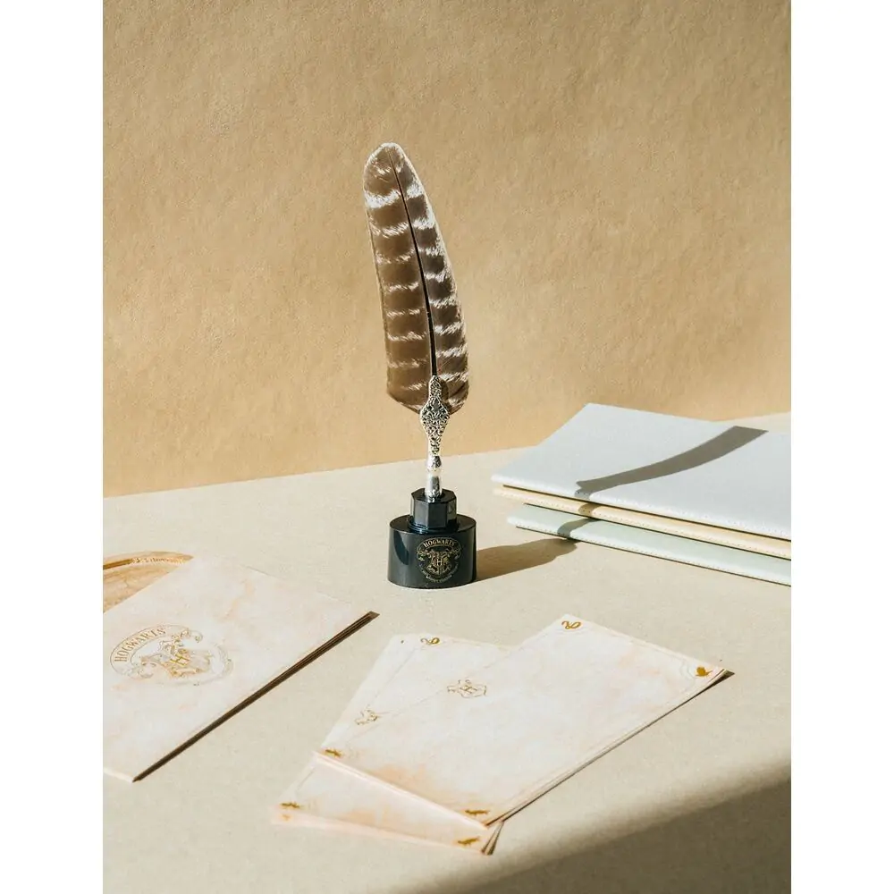 Harry Potter blister pen feather and cards product photo