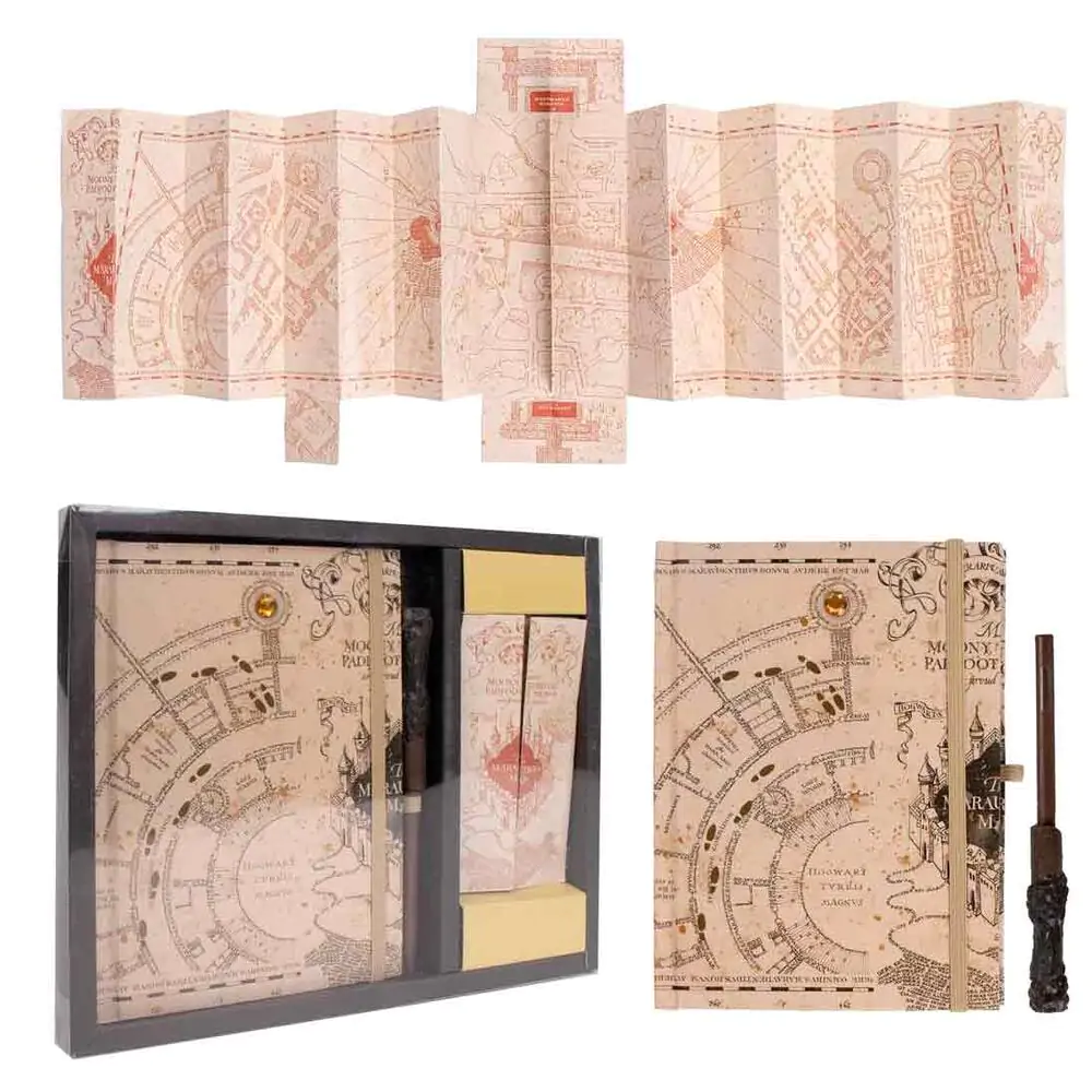 Harry Potter Stationery Set Marauder's Map termékfotó