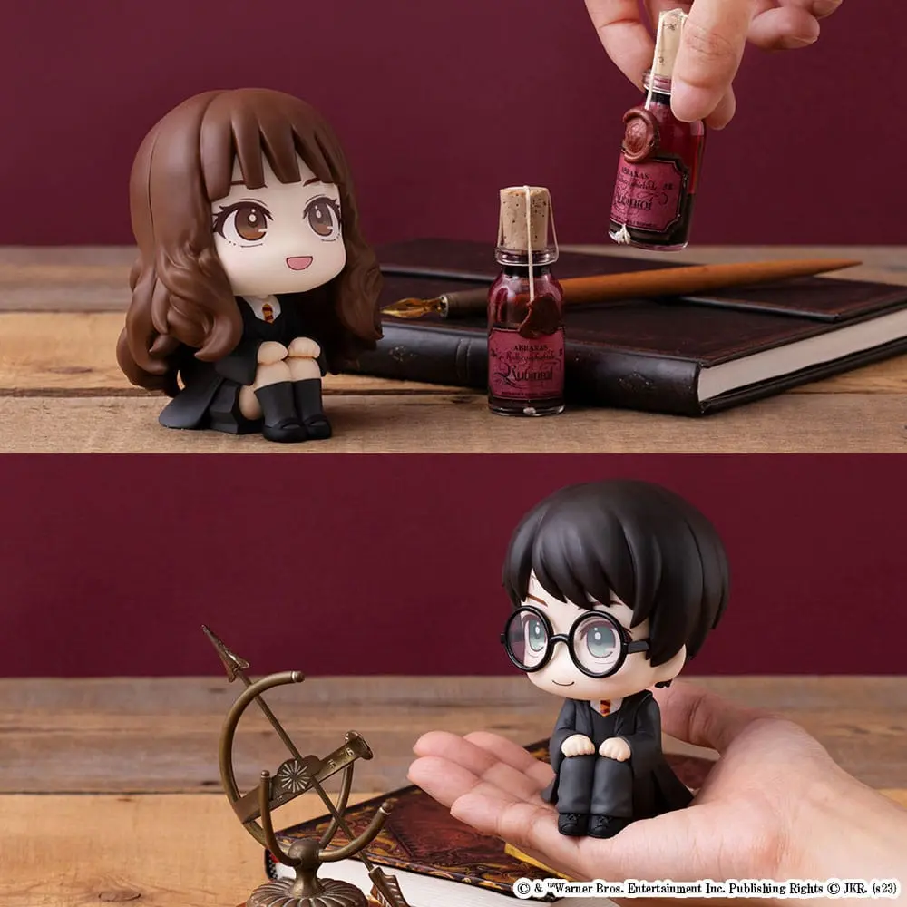 Harry Potter Look Up PVC Statue Hermione & Harry 11 cm termékfotó