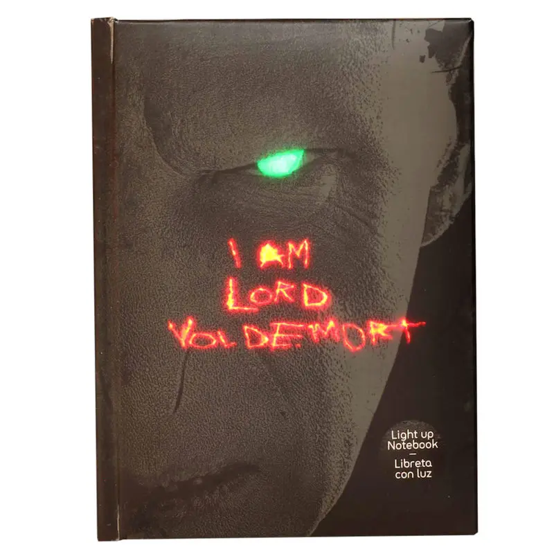 Harry Potter Lord Voldemort notebook with light product photo