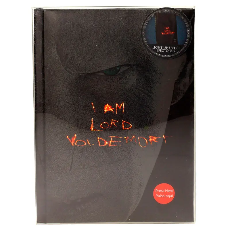 Harry Potter Lord Voldemort notebook with light product photo