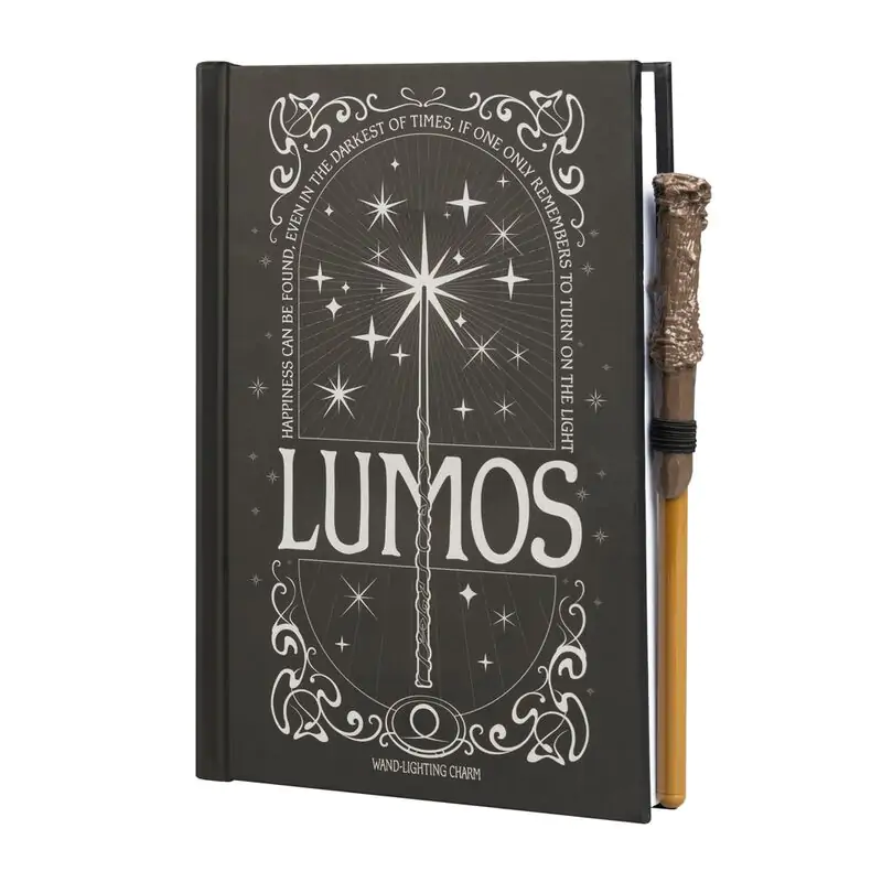 Harry Potter Lumos A5 premium led notebook + pen product photo