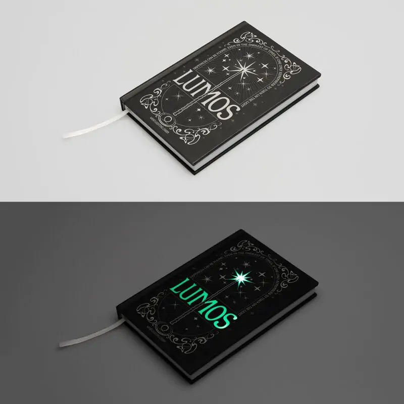 Harry Potter Lumos A5 premium led notebook + pen product photo