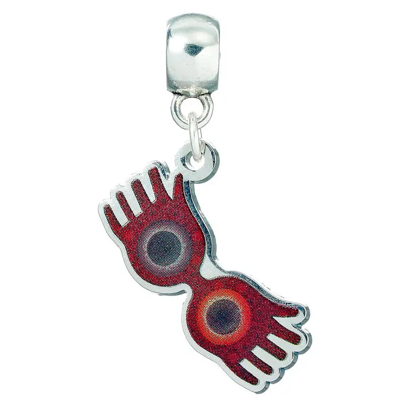 Harry Potter Charm Luna Lovegood's Glasses (silver plated) product photo