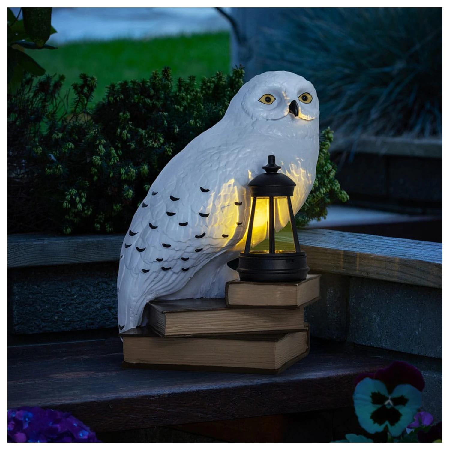 Harry Potter LunaGlo Light Hedwig Gnome  product photo