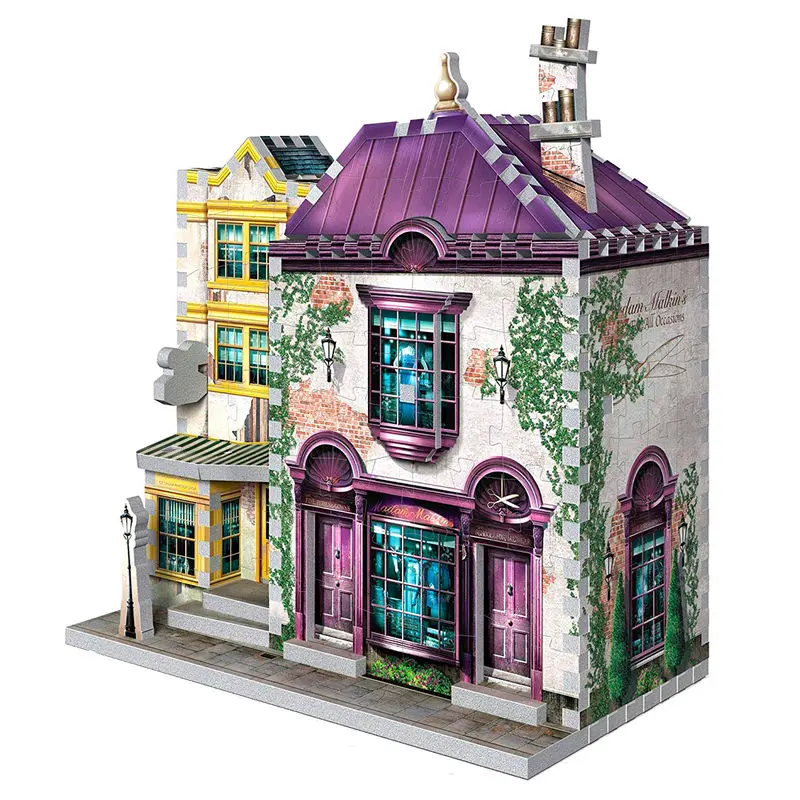 Harry Potter Madame Malkins & Florean Fortecsue's Ice Cream shop 3D puzzle product photo