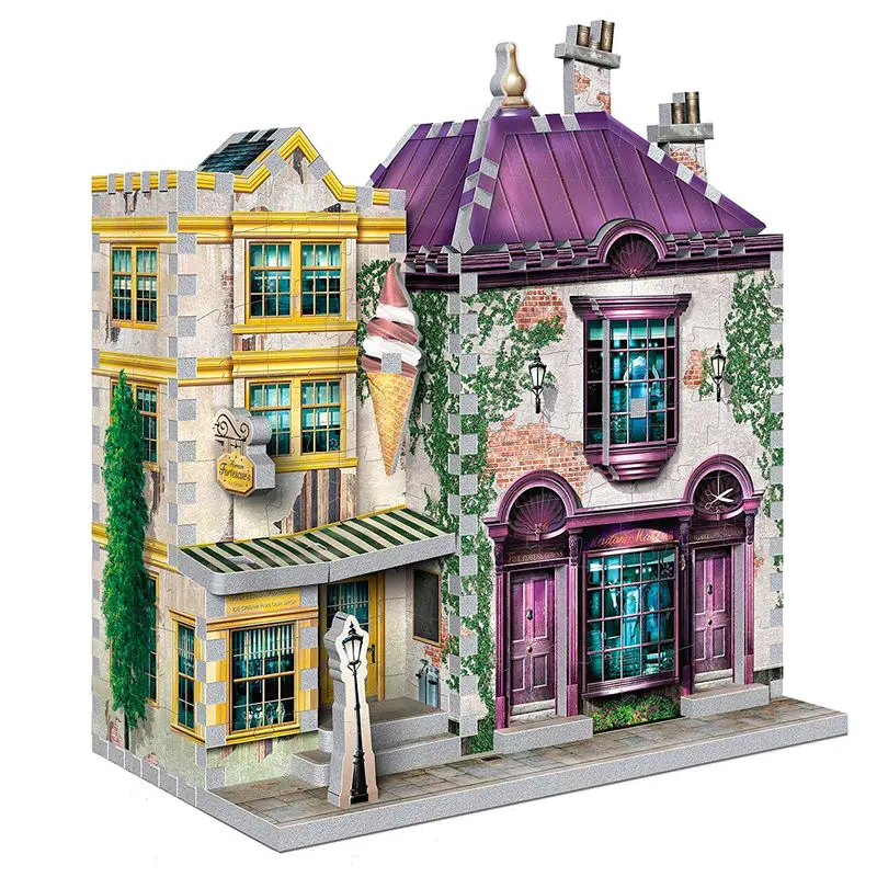 Harry Potter Madame Malkins & Florean Fortecsue's Ice Cream shop 3D puzzle product photo