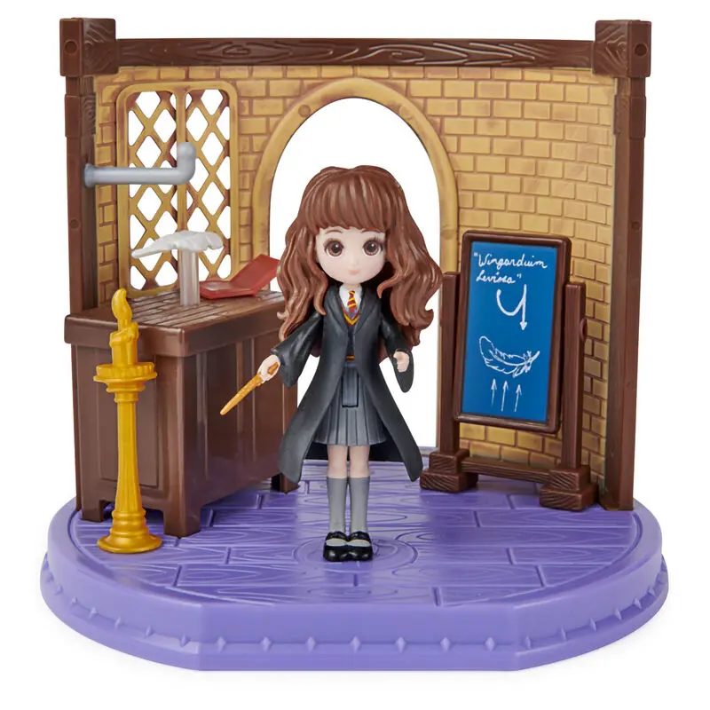 Harry Potter Magic Enchantments Classroom + Hermione figure 5cm product photo