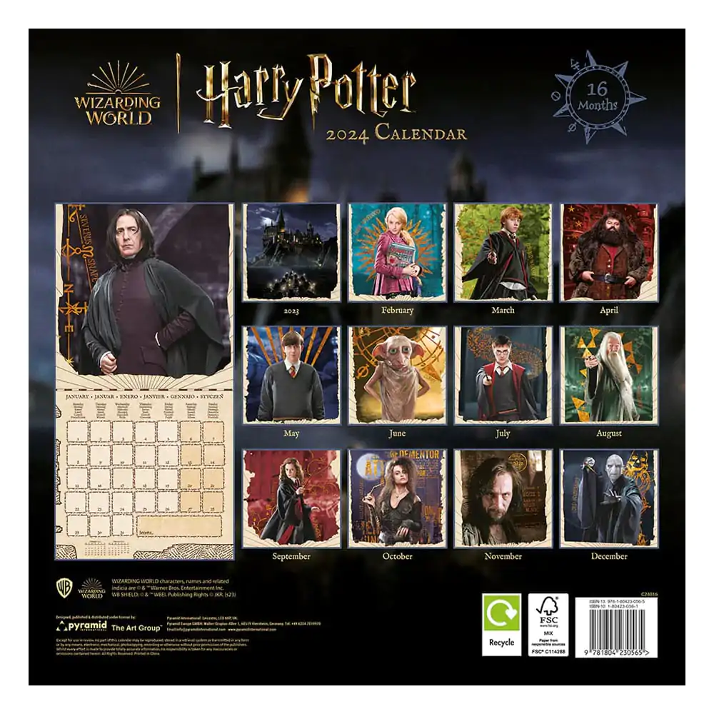 Harry Potter Calendar 2024 Magical Fundations product photo