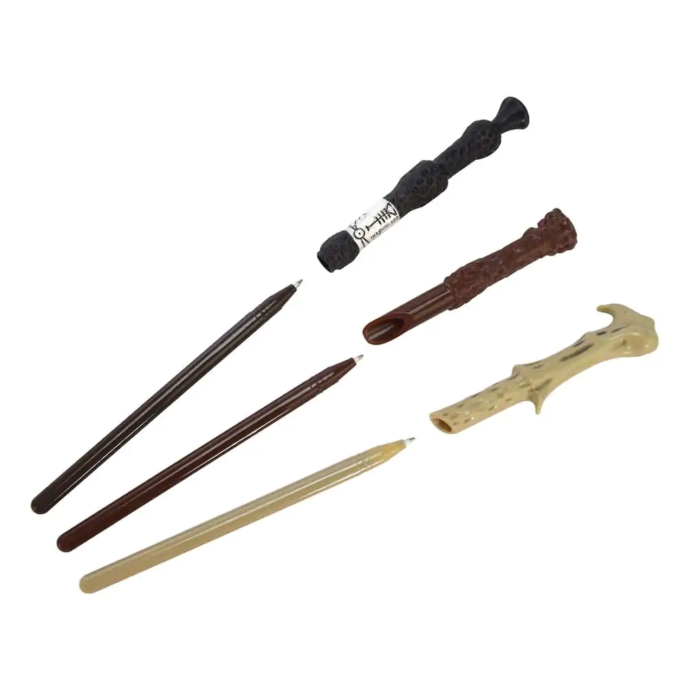 Harry Potter Triple Wand Pen Pack Magical Locations product photo