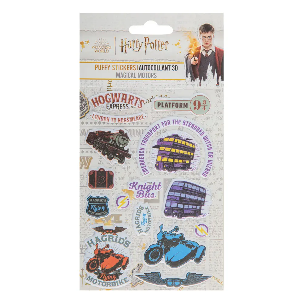 Harry Potter Puffy Sticker Magical Motors product photo