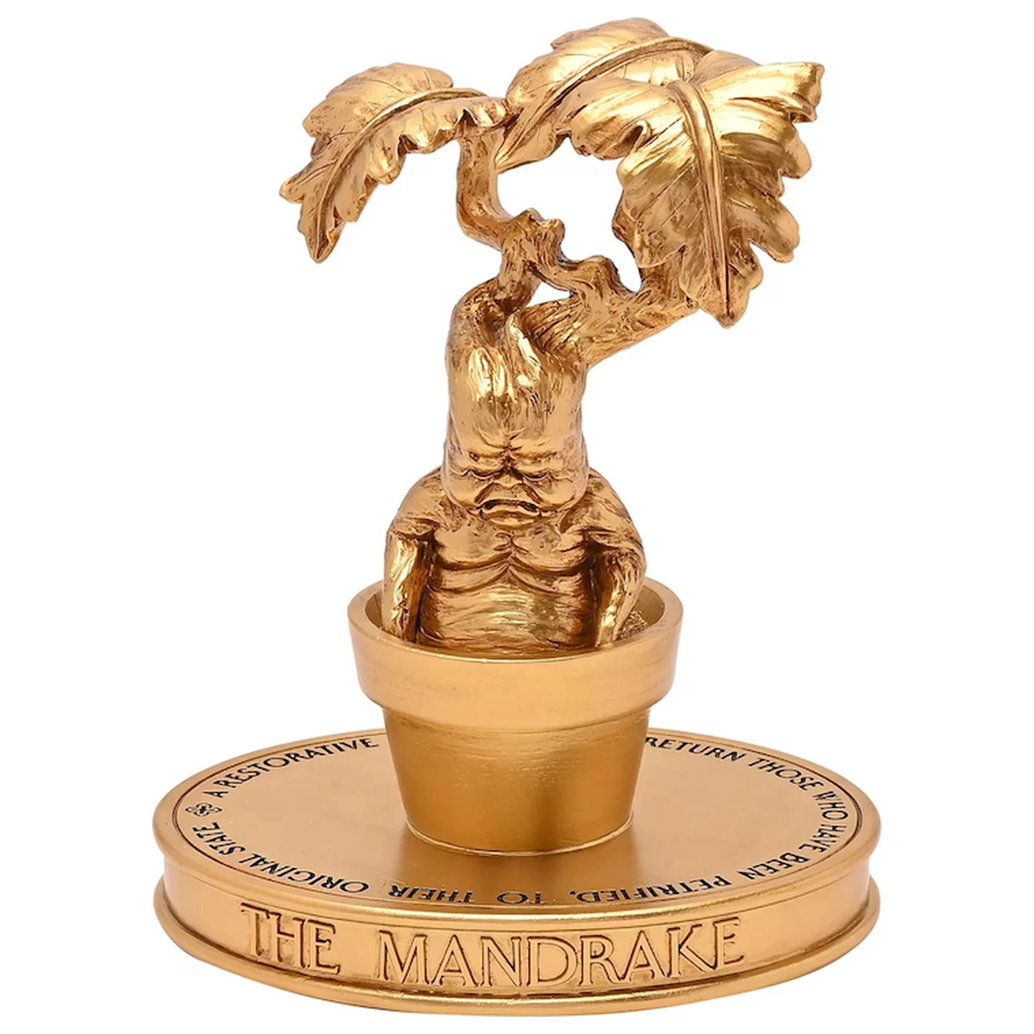 Harry Potter Mandrake Gold Figure 18cm product photo