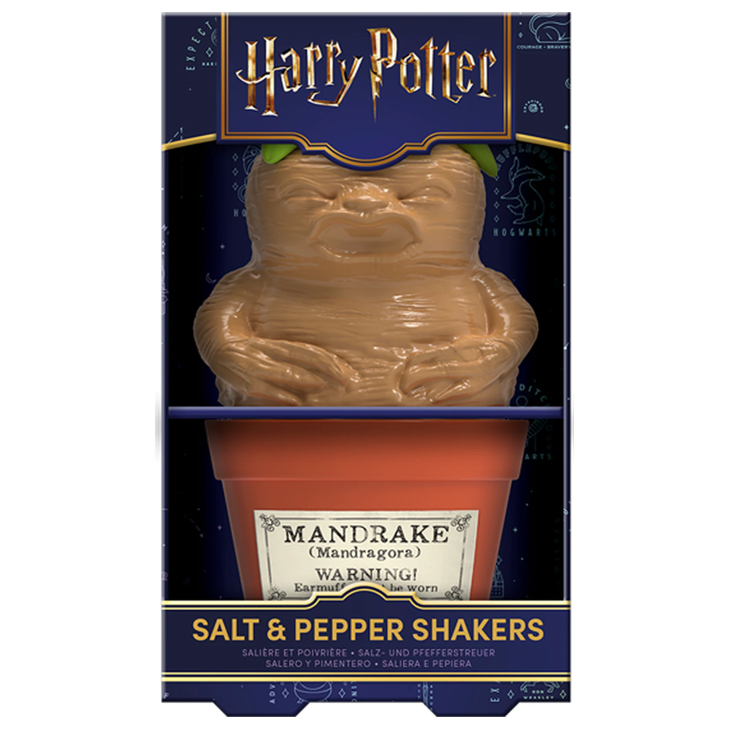 Harry Potter Mandrake & Plant pot Salt and Pepper Shakers Set product photo