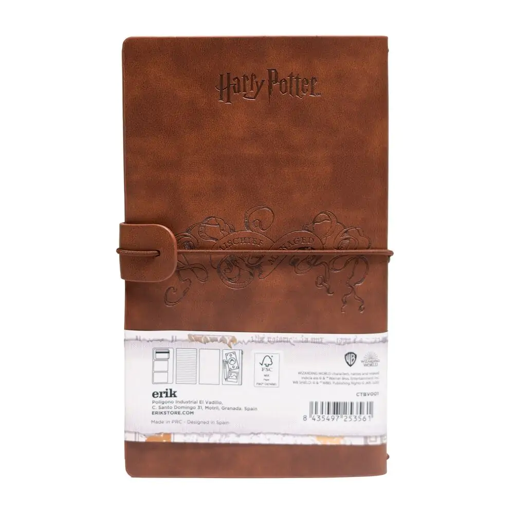 Harry Potter Marauder Map travel notebook product photo