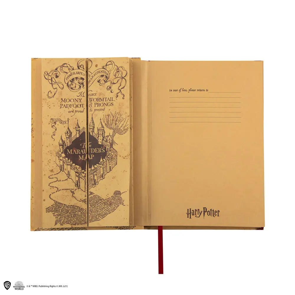 Harry Potter Notebook A5 Marauder's Map termékfotó