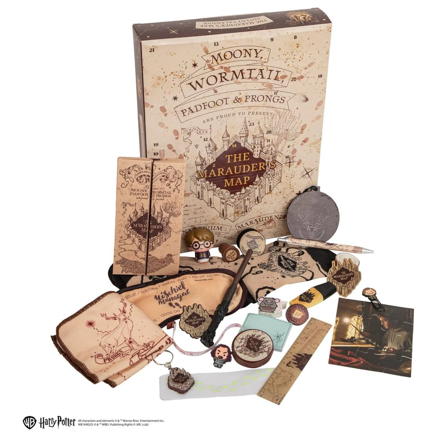 Harry Potter Advent Calendar Marauder's Map New Edition 2026 product photo