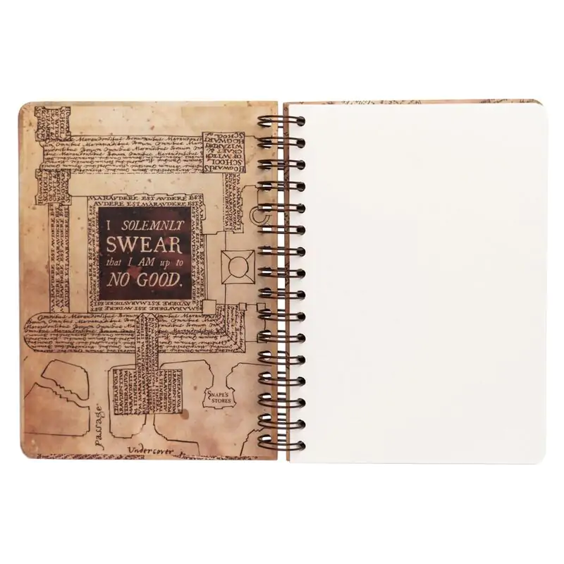 Harry Potter Marauders Map A5 notebook termékfotó