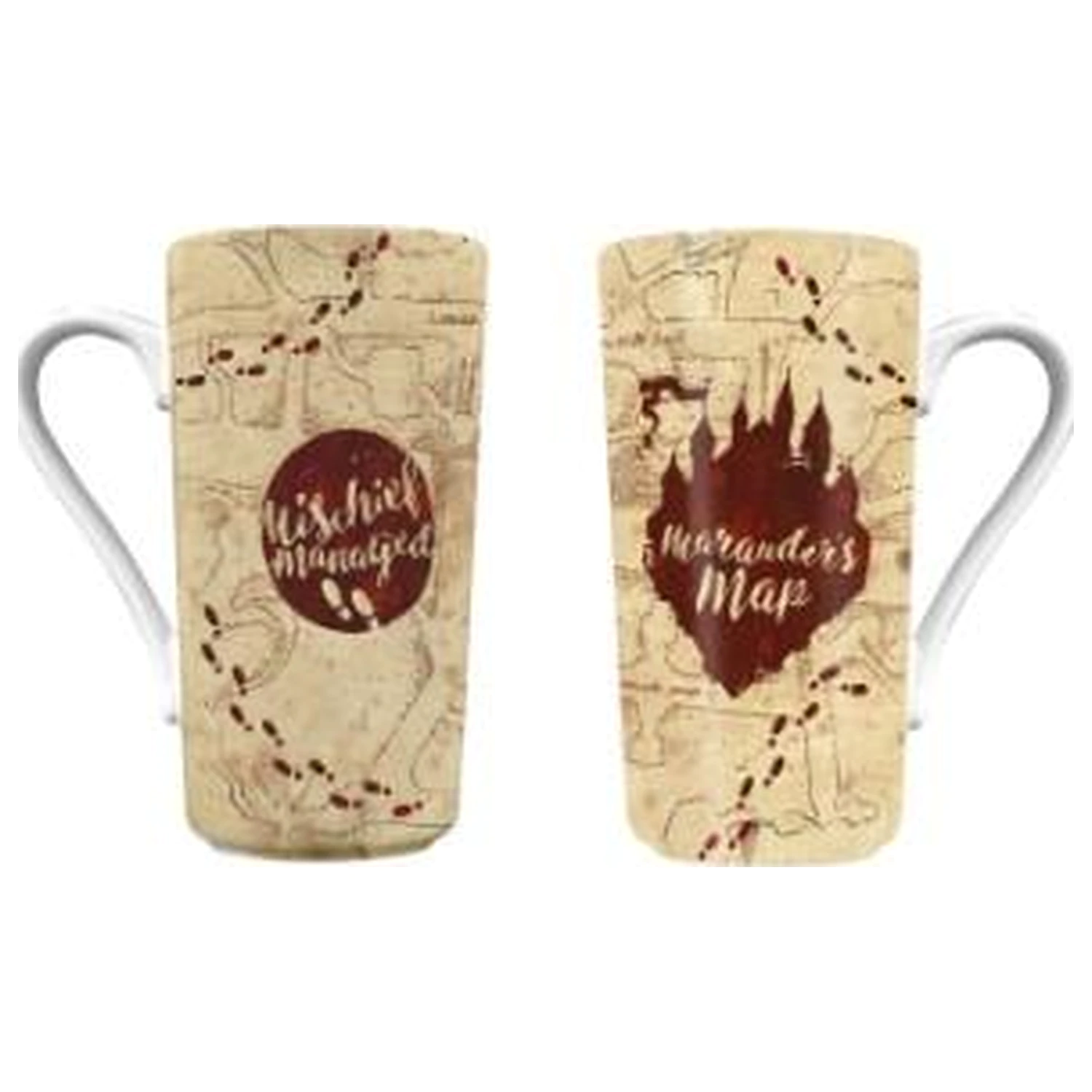 Harry Potter Marauders Map Latte Mug  product photo