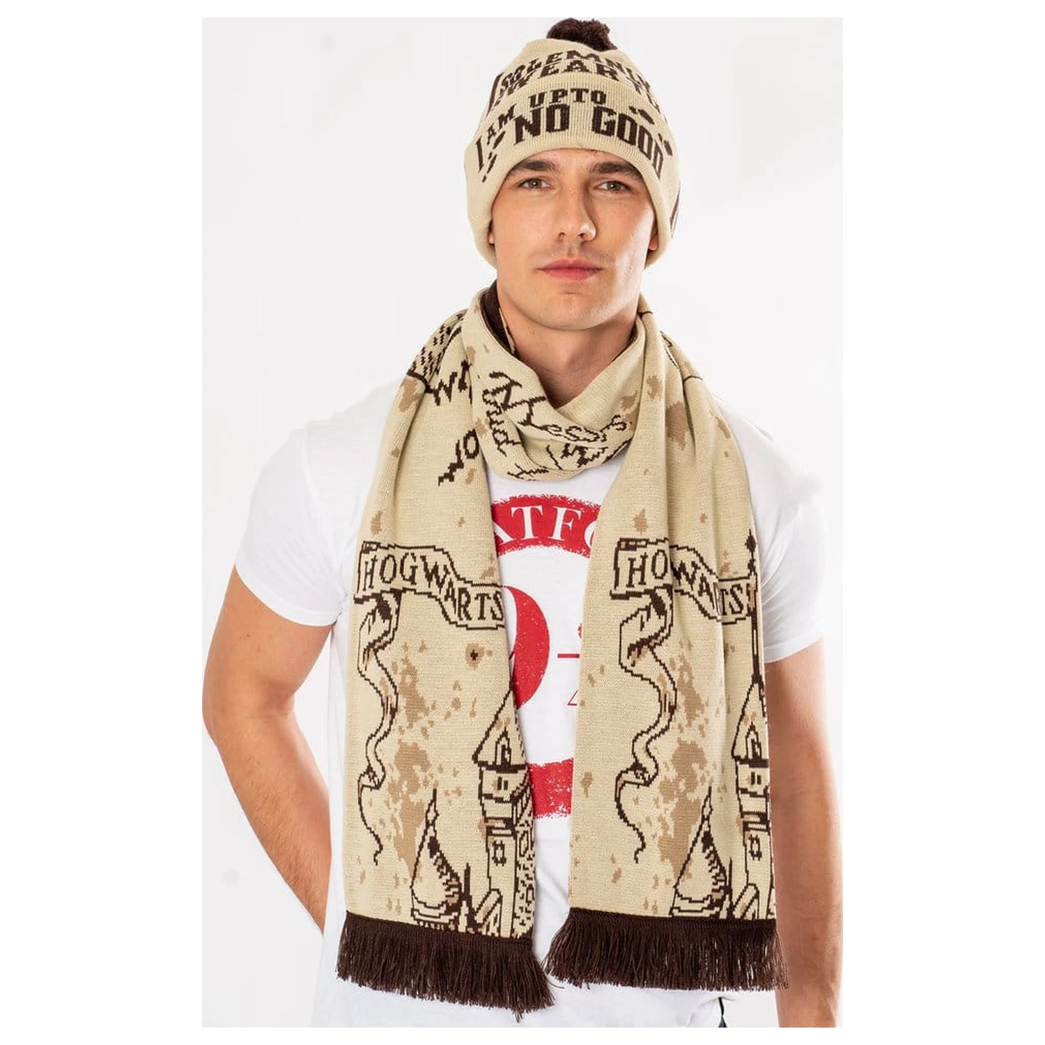Harry Potter Scarf Marauders Map Long Length product photo