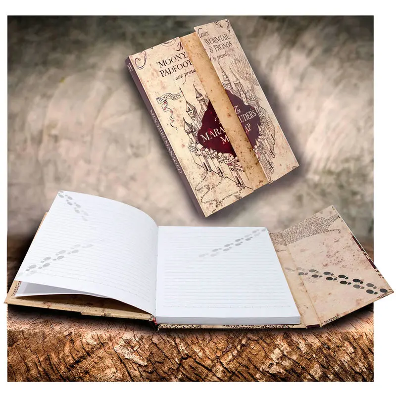 Harry Potter Magnetic Notebook A5 The Marauder's Map product photo