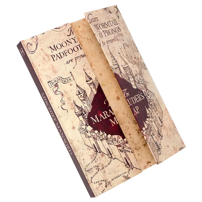 Harry Potter Magnetic Notebook A5 The Marauder's Map product photo