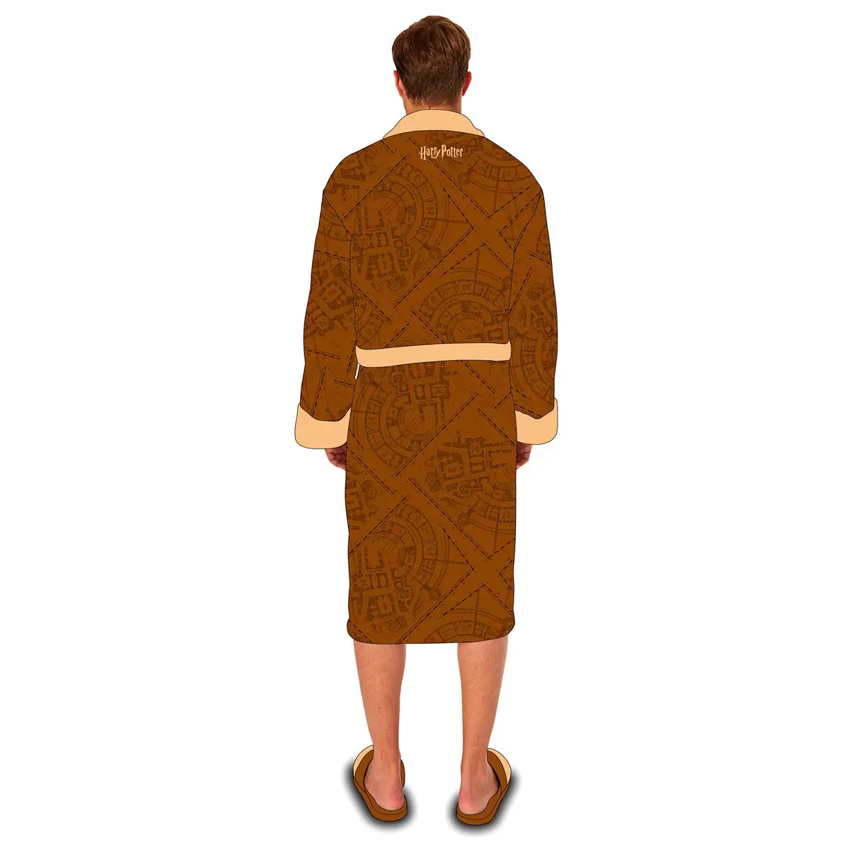 Harry Potter Marauders Map mens bathrobe product photo