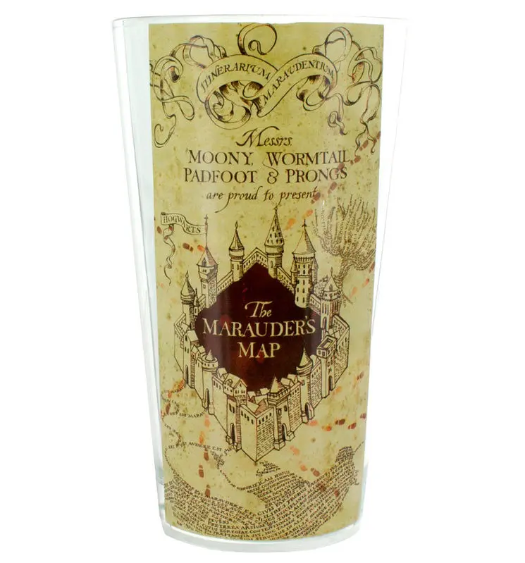 Harry Potter Glass Marauders Map product photo