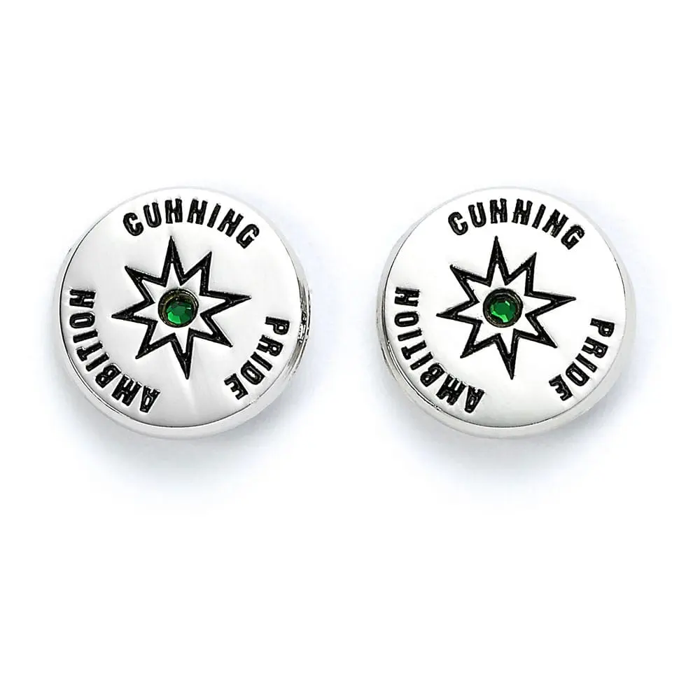 Harry Potter Earrings 3-Pack Slytherin (Silver plated) product photo