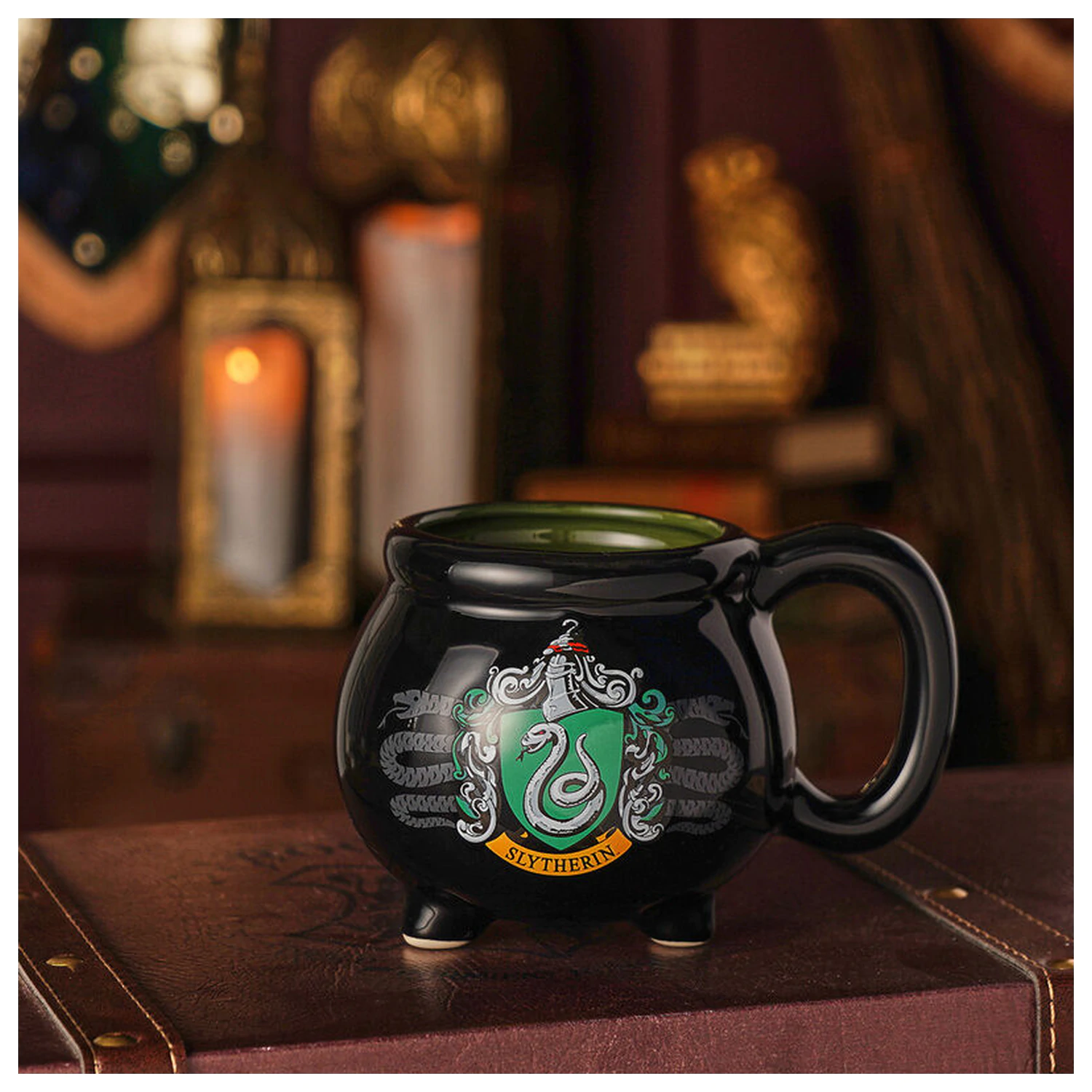 Harry Potter Slytherin cauldron mug product photo