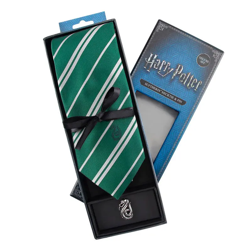 Harry Potter Tie & Metal Pin Deluxe Box Slytherin product photo