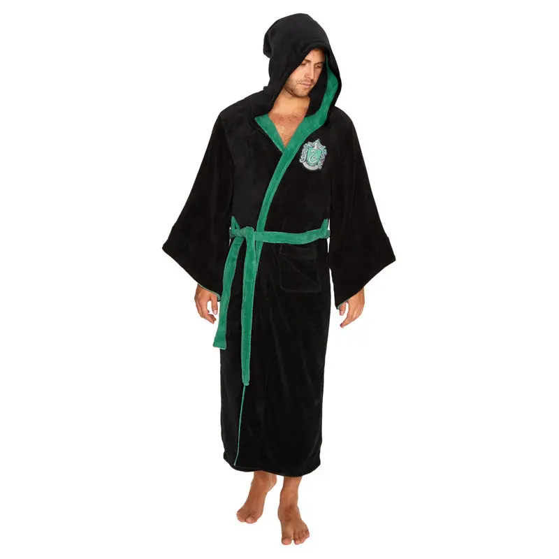 Harry Potter Fleece Bathrobe Slytherin product photo