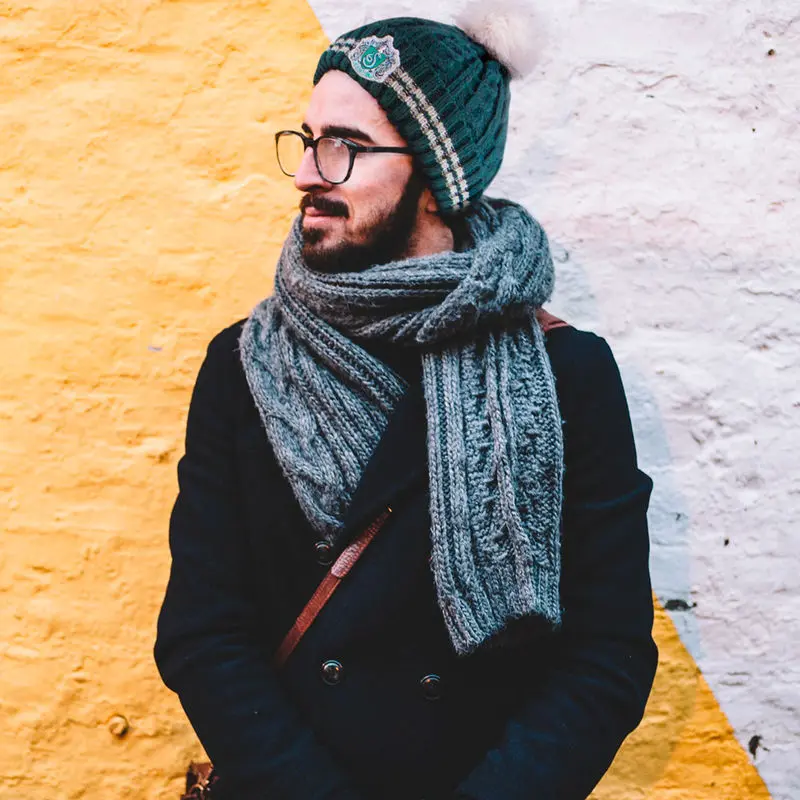 Harry Potter Pom-Pom Beanie Slytherin product photo